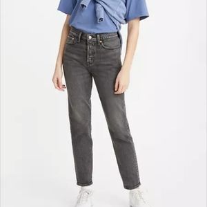 Levi's Black Wedgie Jeans, Straight Leg, Size 30